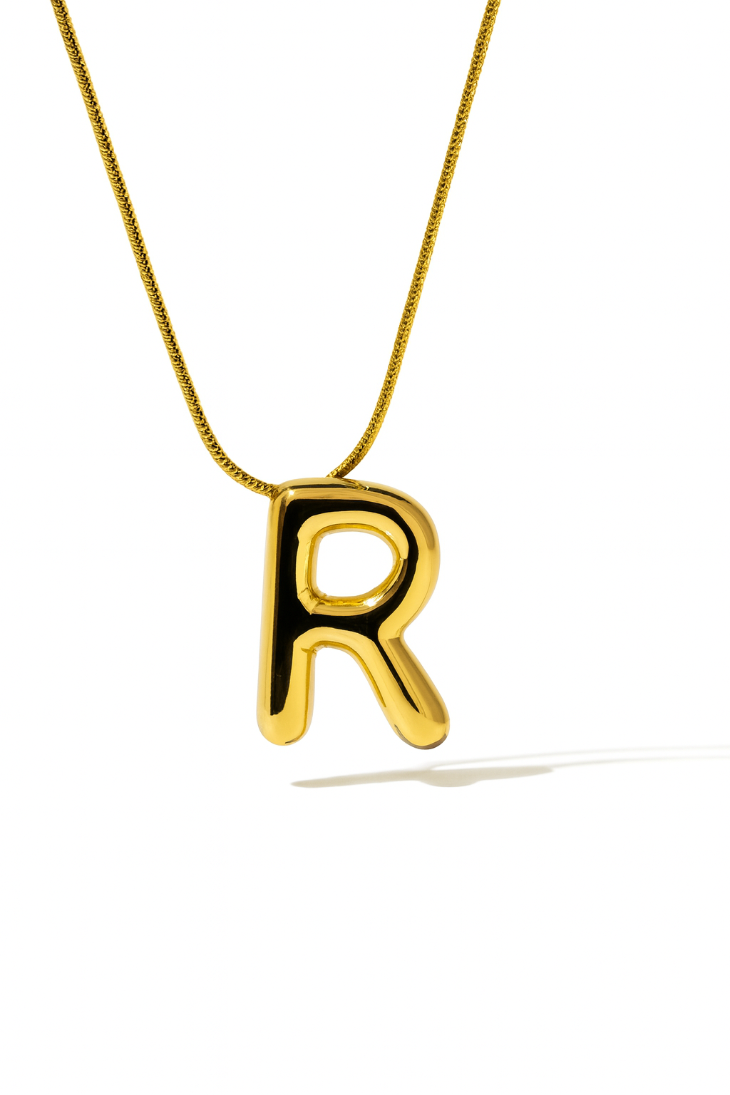 Initial Necklace – Gold-Plated Anti-Tarnish Pendant
