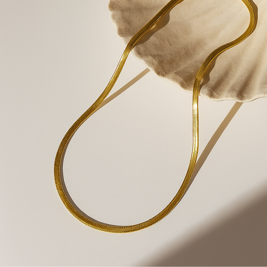 Sleek Snake Chain Necklace