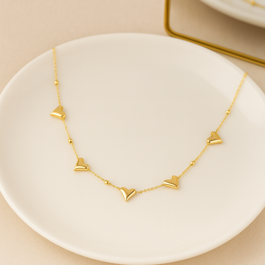 Dainty Hearted Necklace