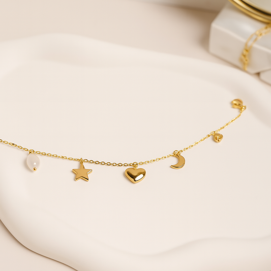 Galaxy of Hearts Bracelet