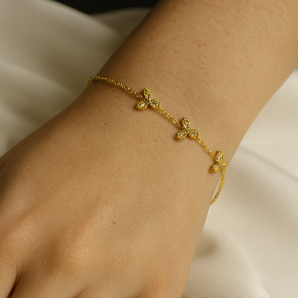 Golden Petal Bracelet