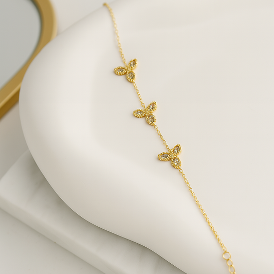 Golden Petal Bracelet