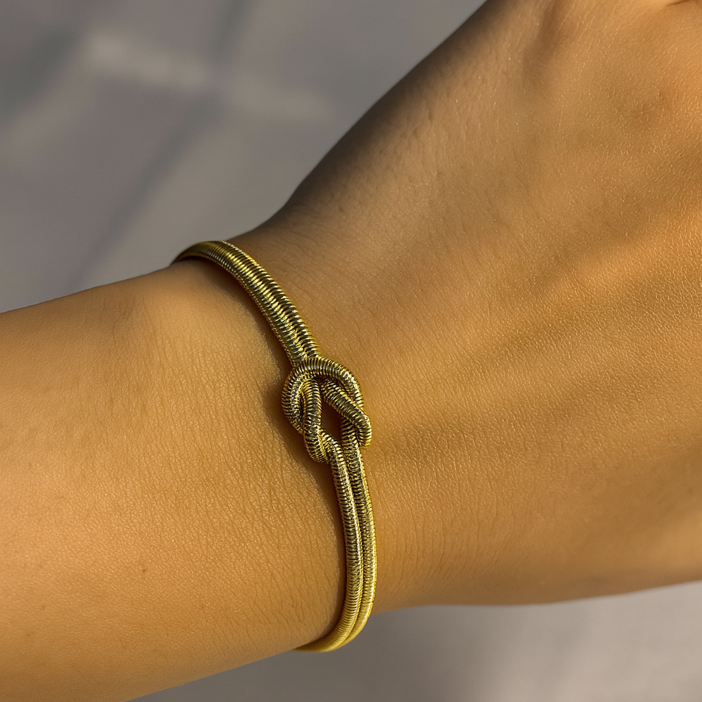 Golden Twist Bracelet