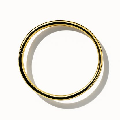 Golden Groove band-Gold-Plated Anti-Tarnish Minimal Bracelet