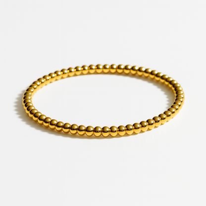 Bead Bold Babe – Gold Plated Anti-Tarnish Beaded Bangle