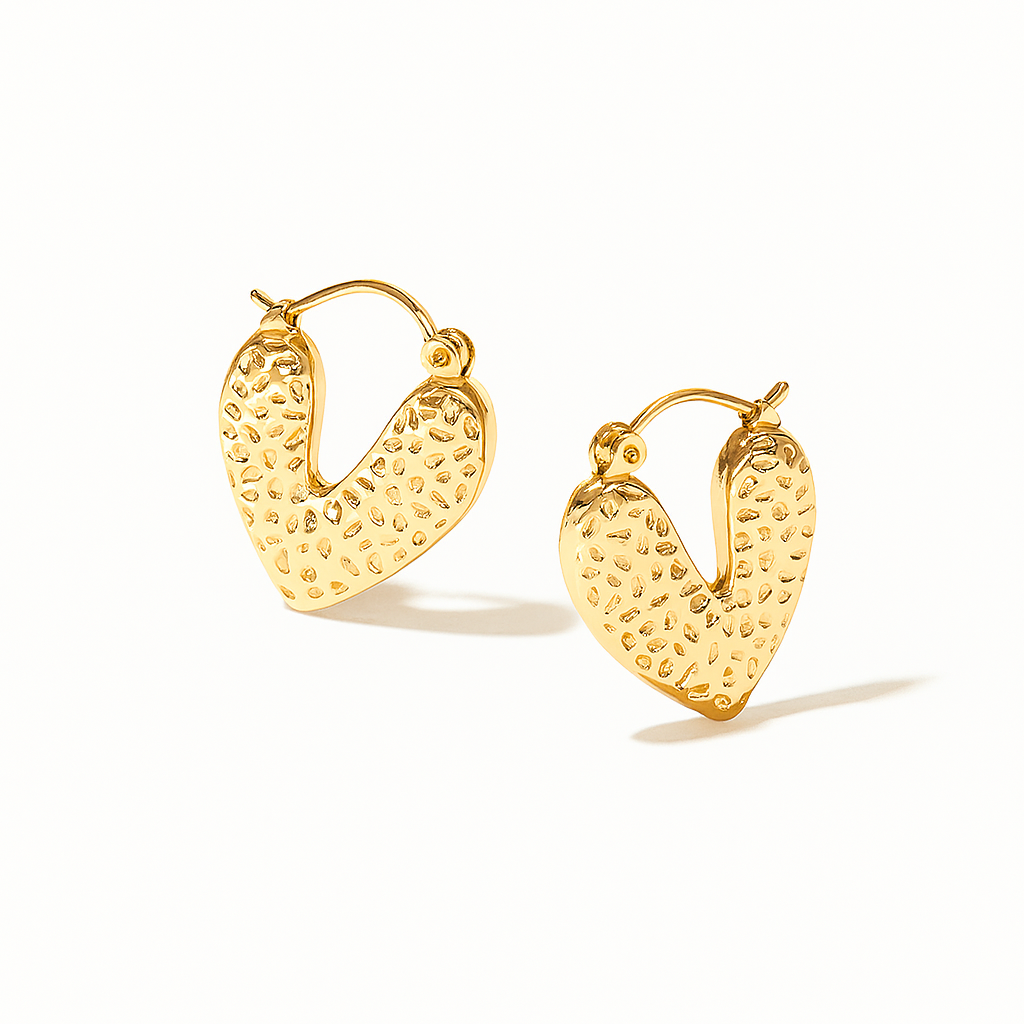 Hearties Gold-Plated Anti-Tarnish Hoops