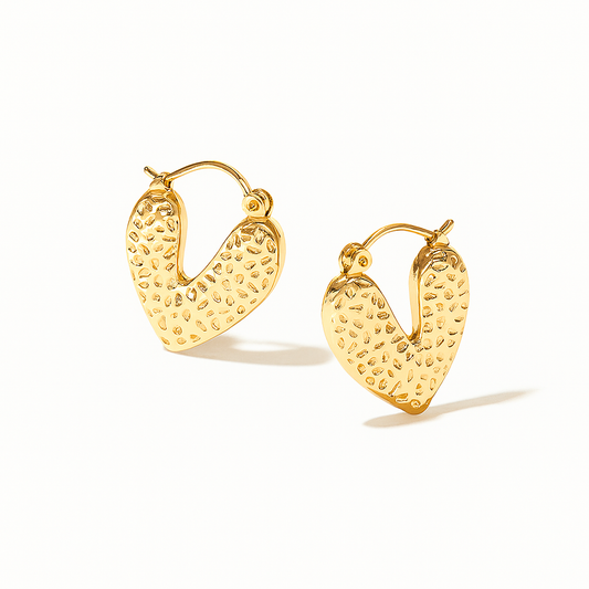 Hearties Gold-Plated Anti-Tarnish Hoops