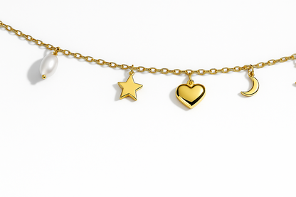 Galaxy of Hearts  Bracelet