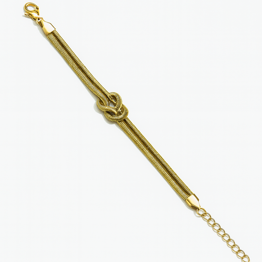 Golden Twist Bracelet