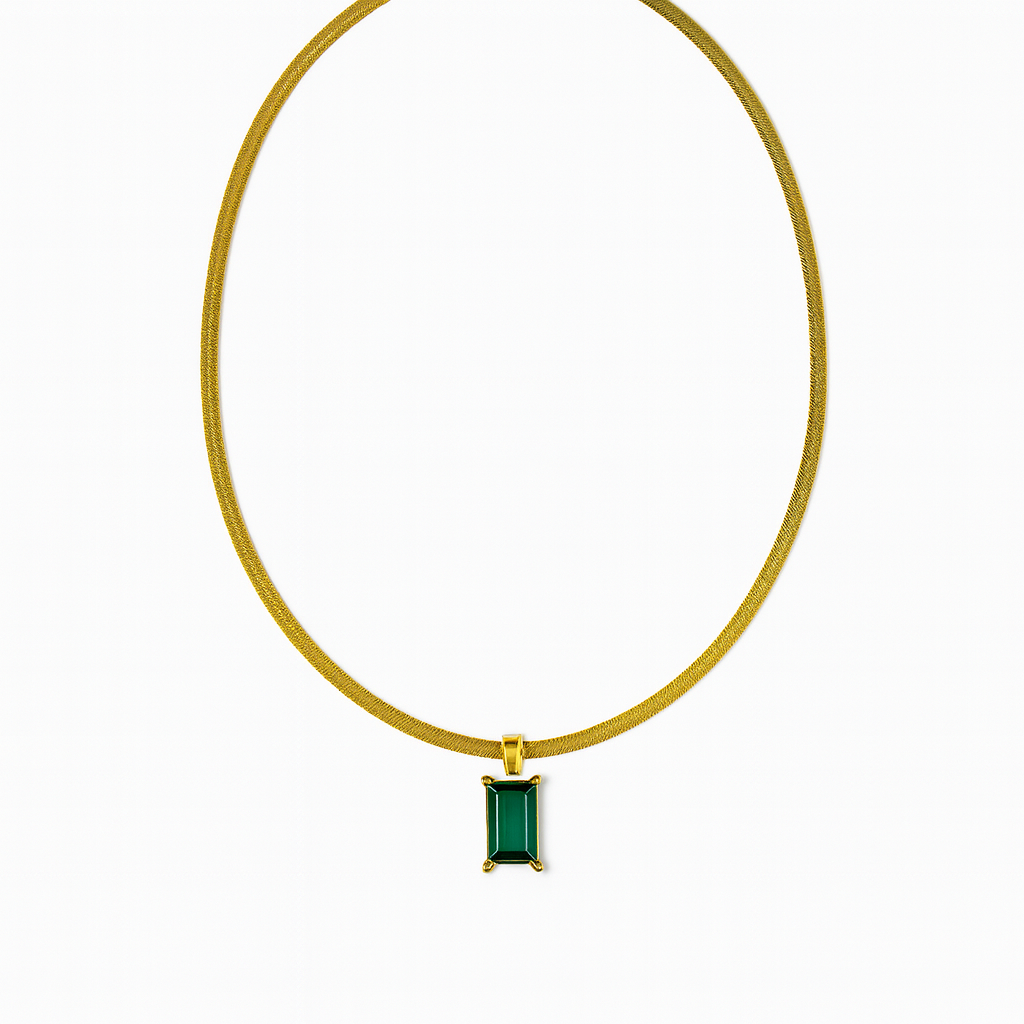Deep Emerald Necklace