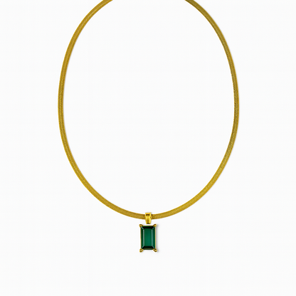 Deep Emerald Necklace