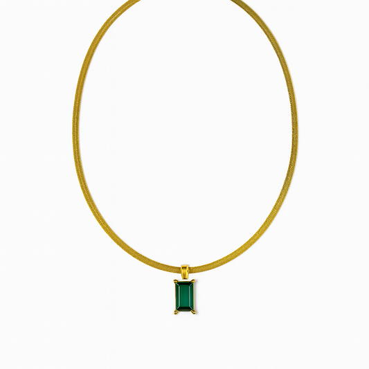 Deep Emerald Necklace