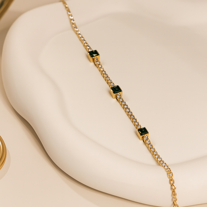 “Emerald Spark” Bracelet