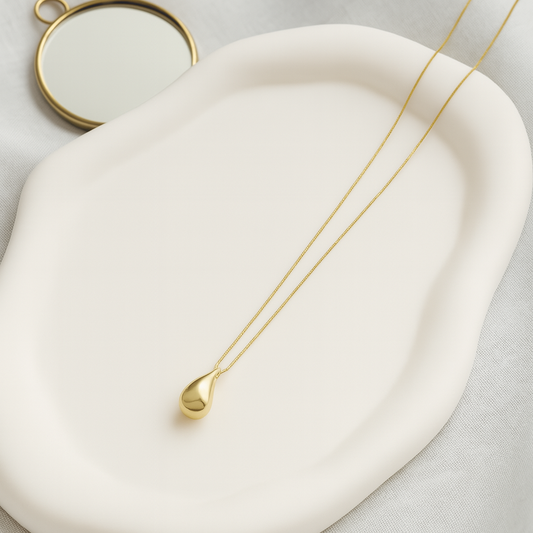 Golden Teardrop Pendant