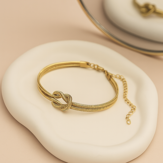 Golden Twist Bracelet