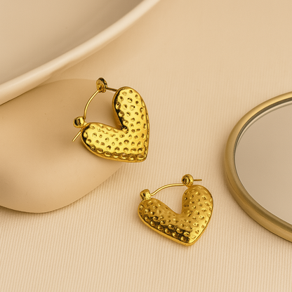 Hearties Gold-Plated Anti-Tarnish Hoops